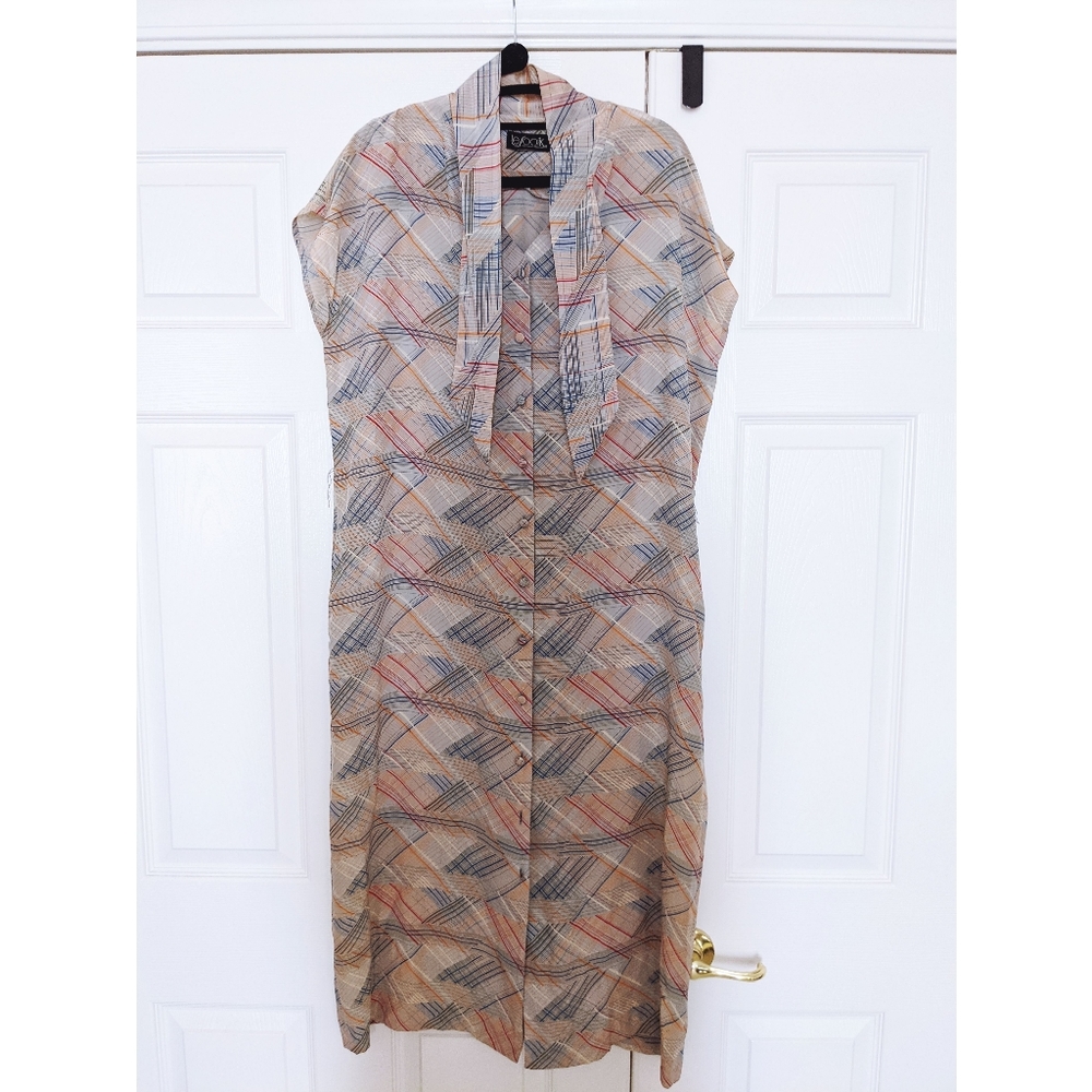 Vintage Plaid Dress